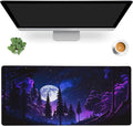 Gaming Mouse Mat Moon and Forest Large Mouse Pad Extended Mouse Pad Desk Mat by MIOAOSRT