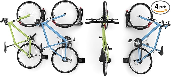 WALMANN BIKEPAL No Lifting Wall Mount Swivel Bike Rack, Wall Bike Hangers by WALMANN