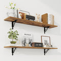 RICHFOCUS Floating Shelves for Wall Decor, 39.4W x 8D Shelves Set of 2 by Unknown