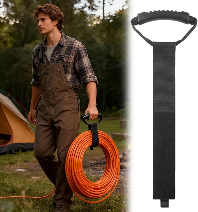 Extension Cord Holder, Heavy Duty Cable Strap - Image 9