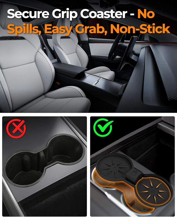 5 Piece Center Console Organizer Tray Compatible - Image 6