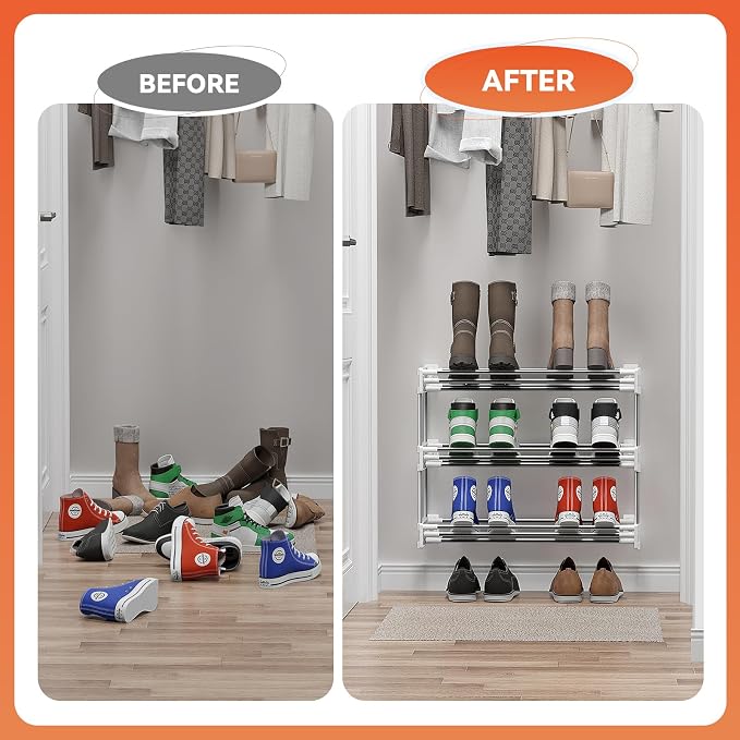 3 Tier for Wall Mounted Shoe Rack - Image 5