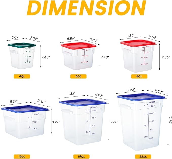 4 Pack Food Storage Containers - Image 8