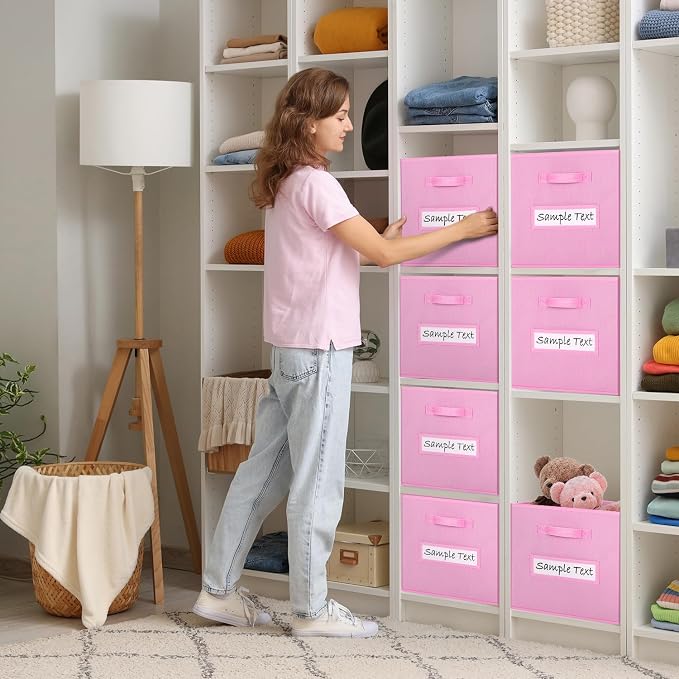 artsdi 13x13 storage cube bins Foldable Fabric storage cubes - Image 5