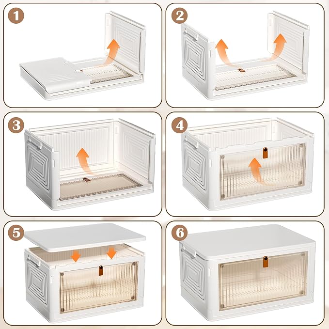 3 Tier Plastic Storage Bins - Image 5