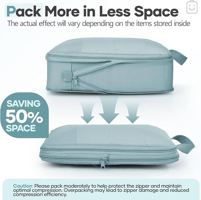 Veken 9/11 Set Compression Packing Cubes - Image 6