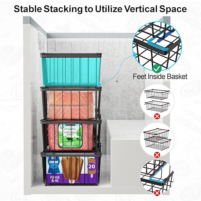 iSPECLE Chest Freezer Organizer Bins - Image 3