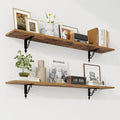 RICHFOCUS Floating Shelves for Wall Decor, 47.3W x 8D Shelves Set of 2 by Unknown