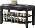 LEILISI Shoe Bench, Storage Rack Organizer by LEILISI