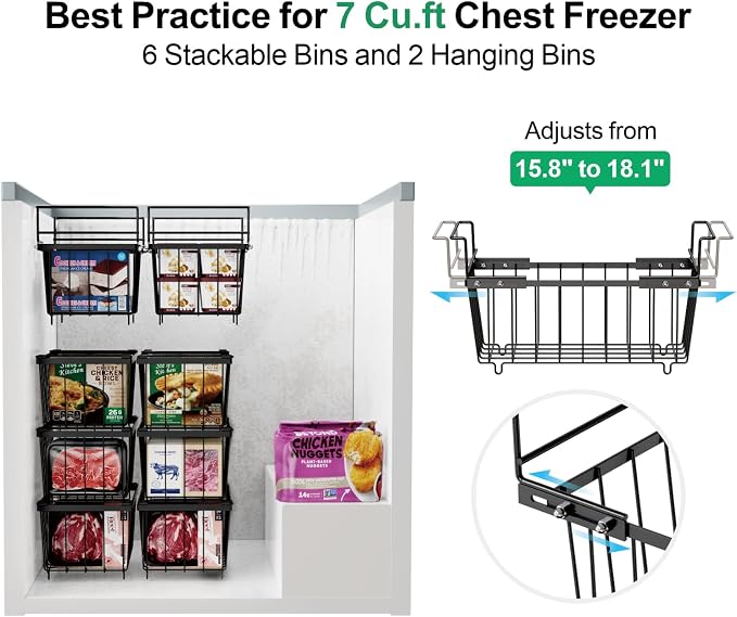 iSPECLE Freezer Organizer Bins - Image 5