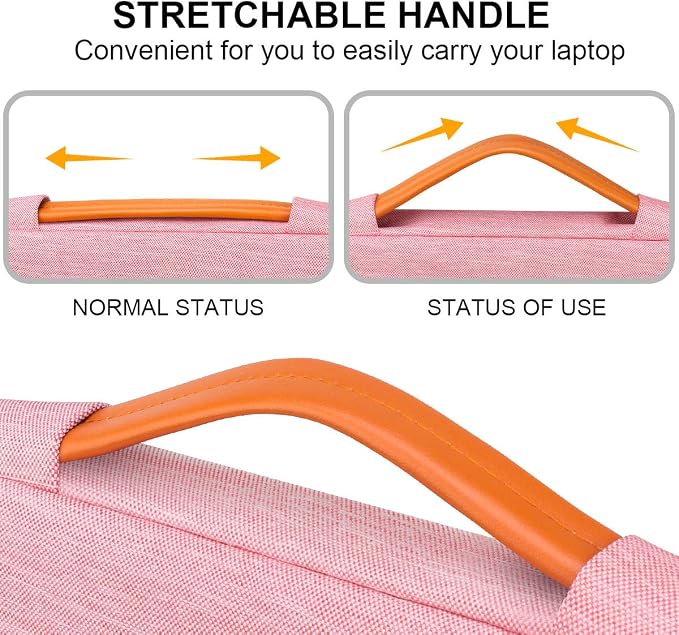 Lacdo 360° Protective 15-15.6 Inch Laptop Sleeve Case - Image 5
