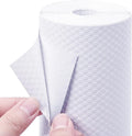 PABUSIOR Self-Adhesive Kitchen Cabinet Liner: 11 Inch x 120 Inch White Shelf by PABUSIOR