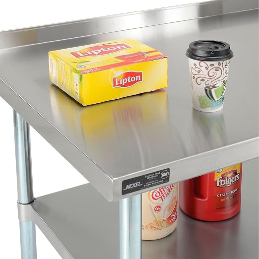Nexel WB9630BSS Stainless Steel Worktable - Image 4