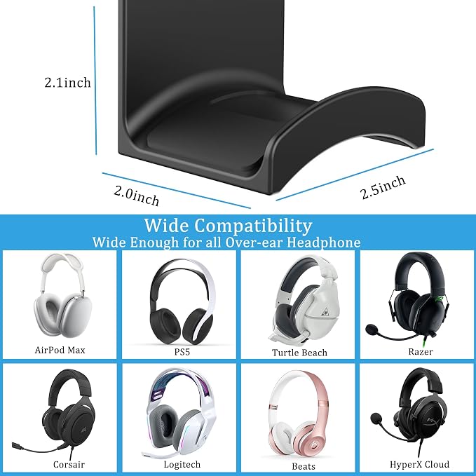 SOKUSIN Headphone Stand Headset Holder - Image 6