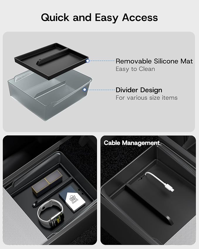 2025 Upgrade Center Console Organizer Tray - Image 4