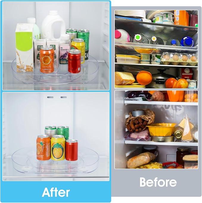 Lazy Susan Turntable for Refrigerator, Pantry Countertop - Image 5