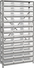 Quantum Storage Systems 1275-109CL Clear-View Sloped Shelving Unit by QuantumStorageSystems