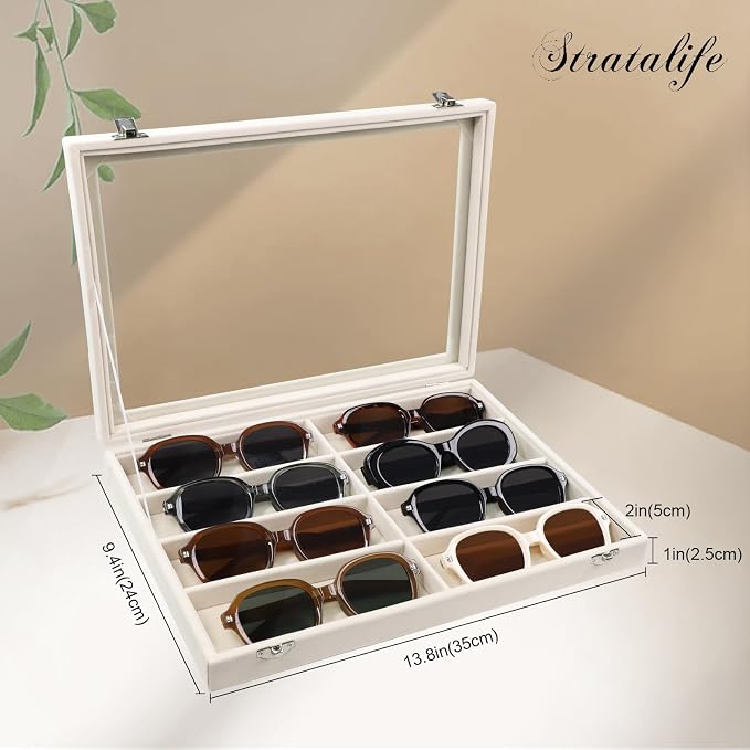 Stratalife Sunglasses Organizer Sunglass Display Tray Jewelry Tray - Image 4