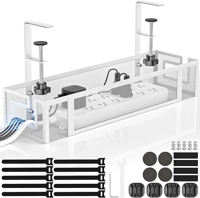Under Desk Cable Management Tray by GZOKMOG