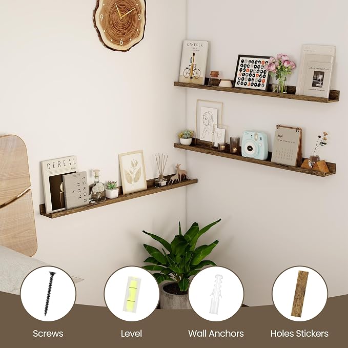 Axeman Floating Shelves for Wall - Image 5