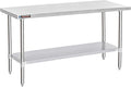 DuraSteel 30x72 Stainless Steel Prep Table by DuraSteel