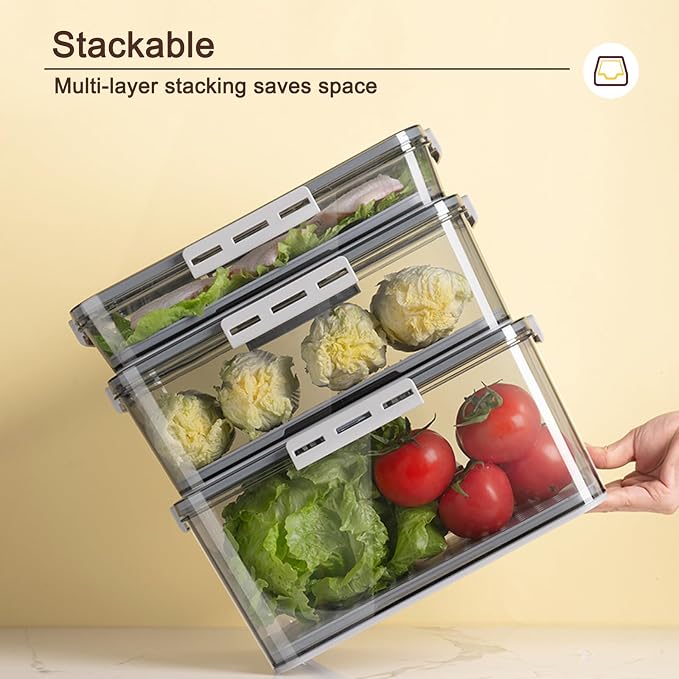 CottonColors Fridge Organizer, Food Storage Containers - Image 4