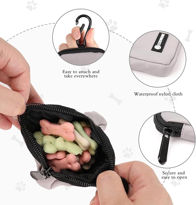 2 PCS Waterproof Small Dog Treat Bag - Image 5