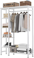 VECELO Open Garment Clothing Rack, Free-Standing Heavy Duty Storage Closet by VECELO
