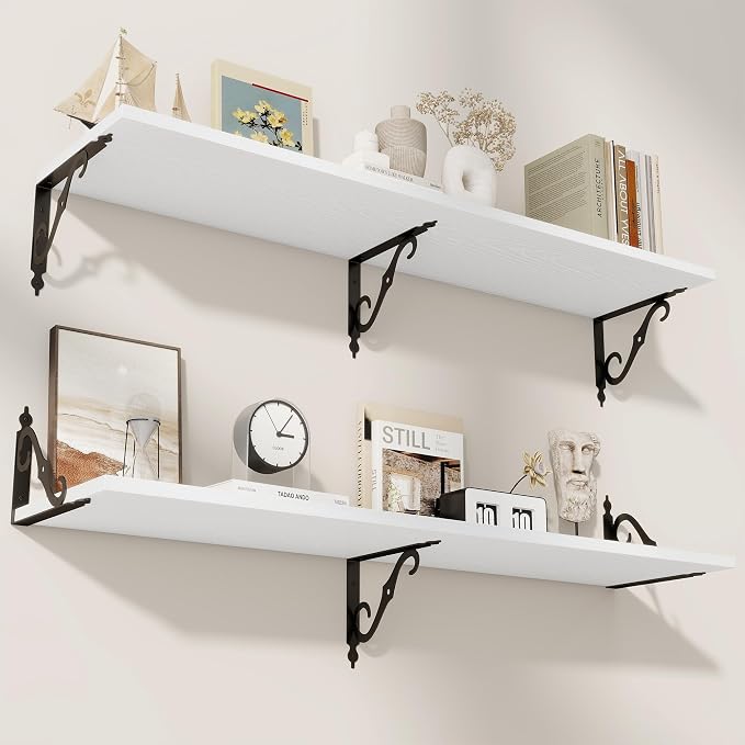 RICHFOCUS 12 Inch Deep Floating Shelves by Unknown