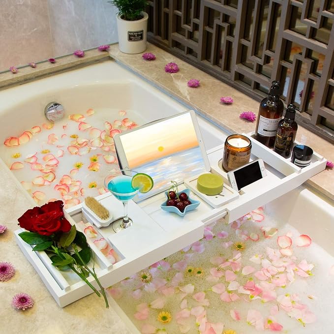 Bathtub Caddy Tray for Luxury Bath - Image 2