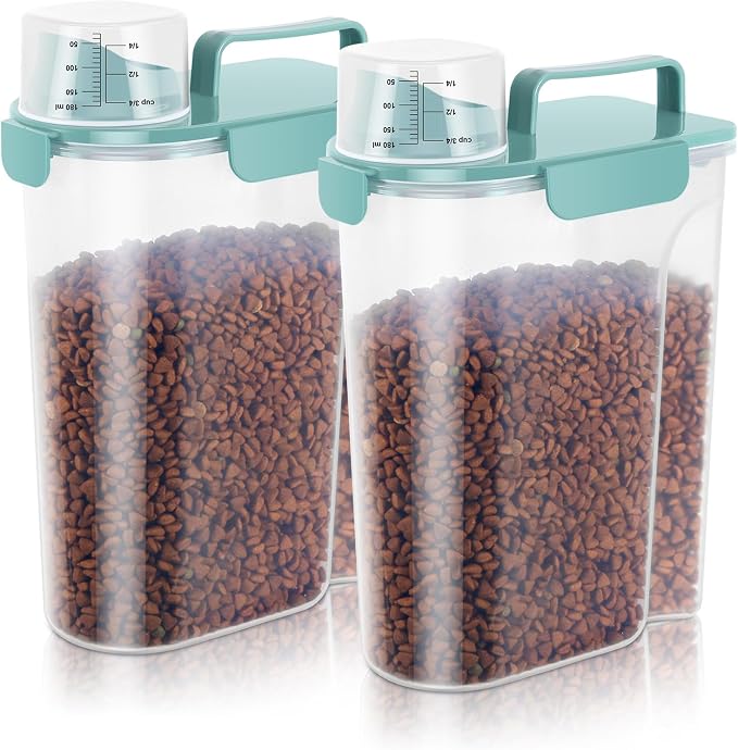 5-7Lbs Dog Cat Food Storage Container by LEAWALK