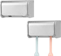 2 PCS Toothbrush Holder Wall Mounted by LUEXBOX