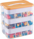 Organizers Storage Box for lego: Plastic Stackable Storage Case by UFORU