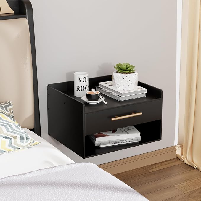 Bamboo Floating Nightstand - Image 7