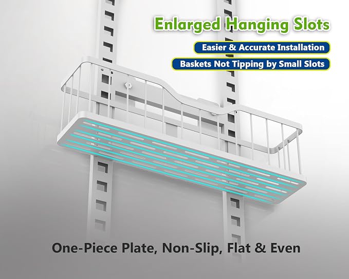 EVERIE 9-Tier Over the Door Storage Rack, Metal Hanging Organizer - Image 3