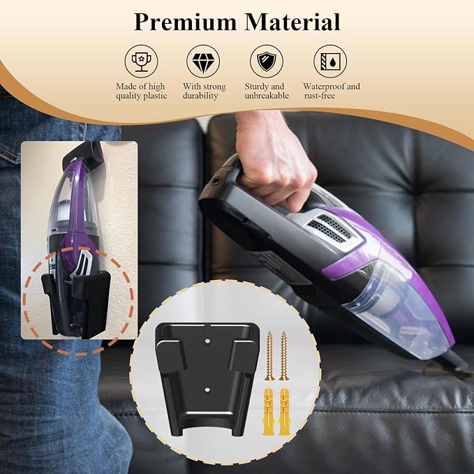 1 Pc Wall Mount Vacuum Holder/Docking Station - Image 5