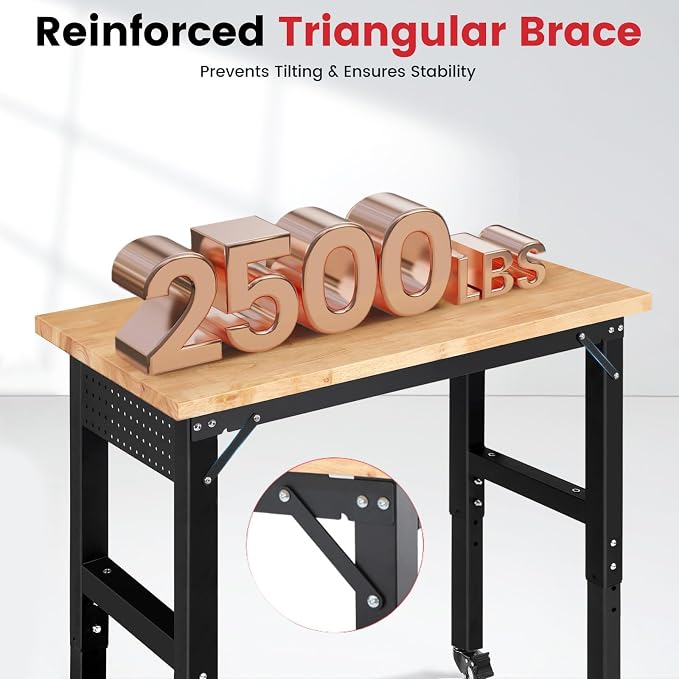 Workbench for Garage 48 Inch Work Bench - Image 5
