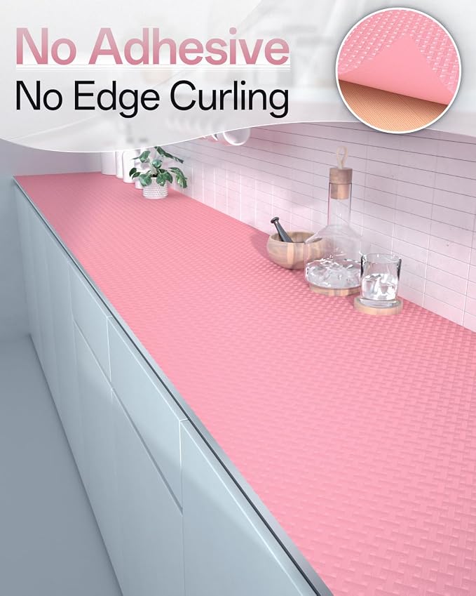 Shelf and Drawer Liner for Kitchen Cabinet, Non-Adhesive 12in x 240in - Image 4