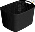 Curver Set of 2 XL 30.5L Jute Decorative Plastic Organization and Storage by Curver