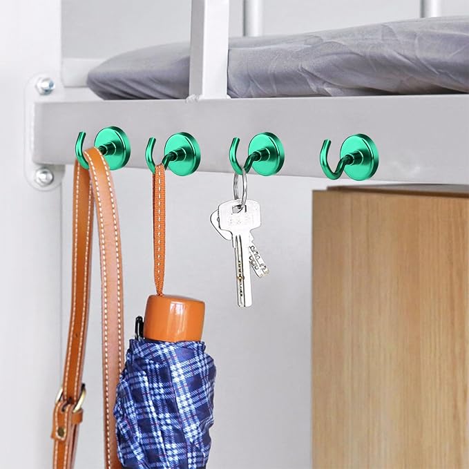 MIKEDE Strong Magnetic Hooks, 120Lbs Heavy Duty Magnetic Hooks - Image 6
