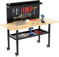 60" Heavy Duty Adjustable Workbench by Betterhood