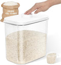 Rice & Flour Storage Container, Cereal Containers Storage, Dry Food Airtight by LEAWALK