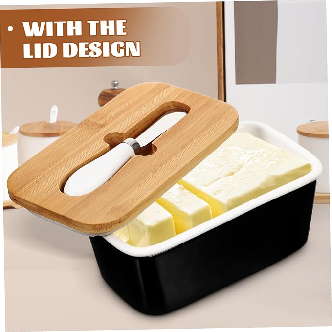 Healifty Ceramic Butter Box - Image 3