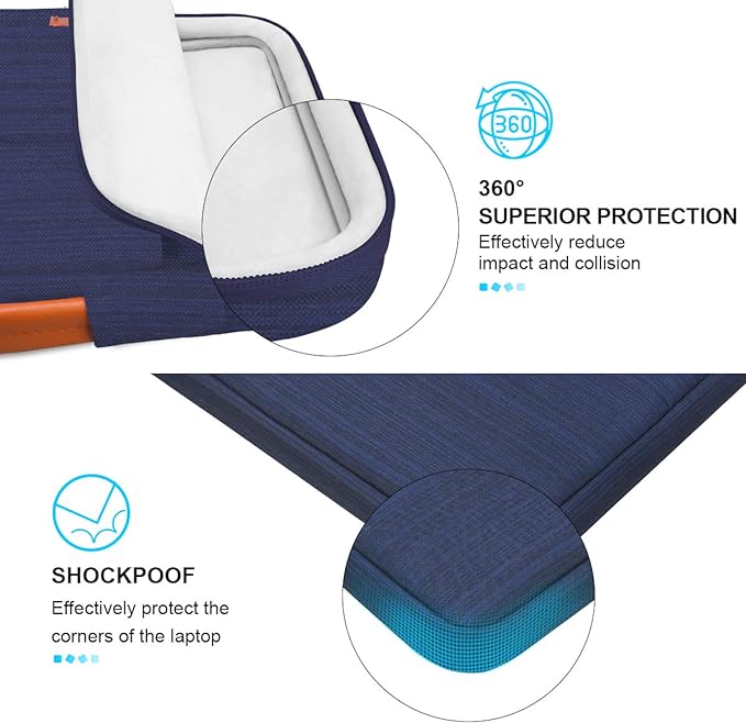 Lacdo 360° Protective Laptop Sleeve Case - Image 3