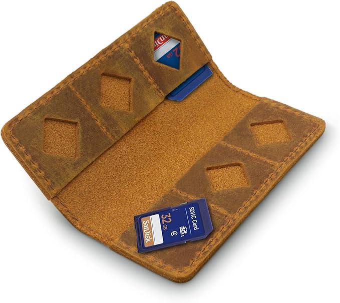 MegaGear Leather SD Card Holder by MegaGear