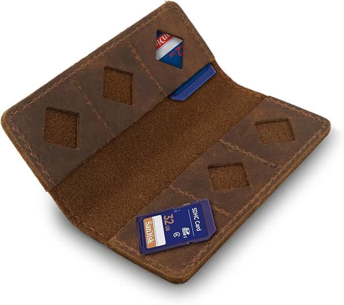 MegaGear Leather SD Card Holder by MegaGear