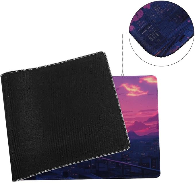 Sakura City Sunset Large Mouse Pad, Anime Style Gaming Desk Mat, XL Keyboard - Image 5