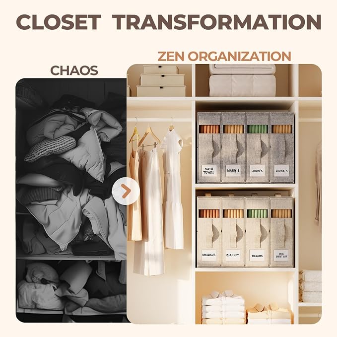 4 Pack Sheet Storage Organizer - Image 4