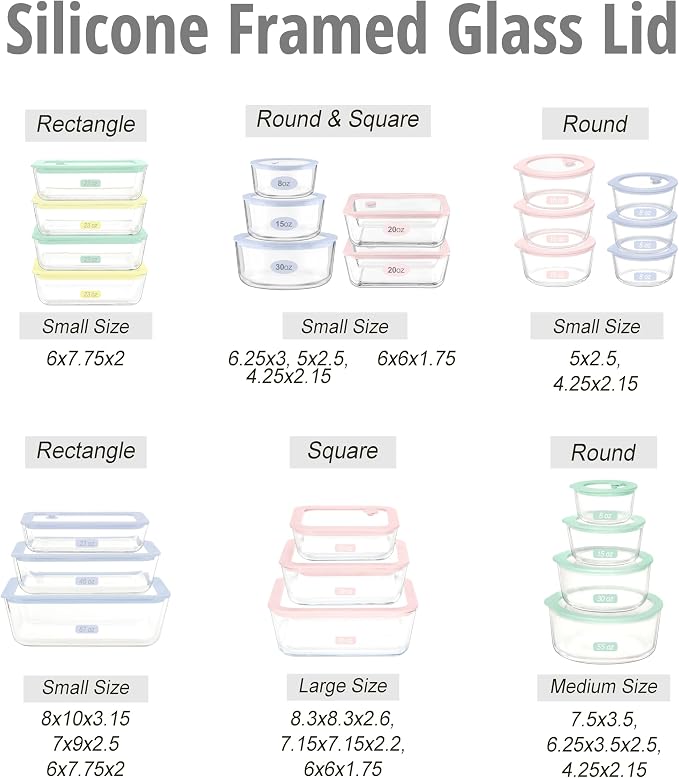 Urban Green Glass Food Container Set - Image 2