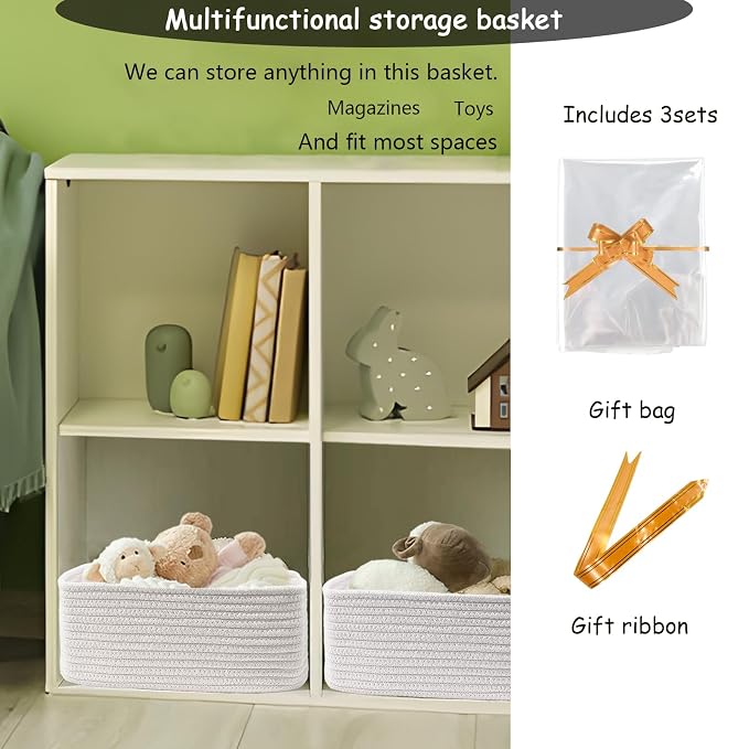 COMFY-HOMI 11.5"x7.5"x4.7" Storage Baskets - Image 4